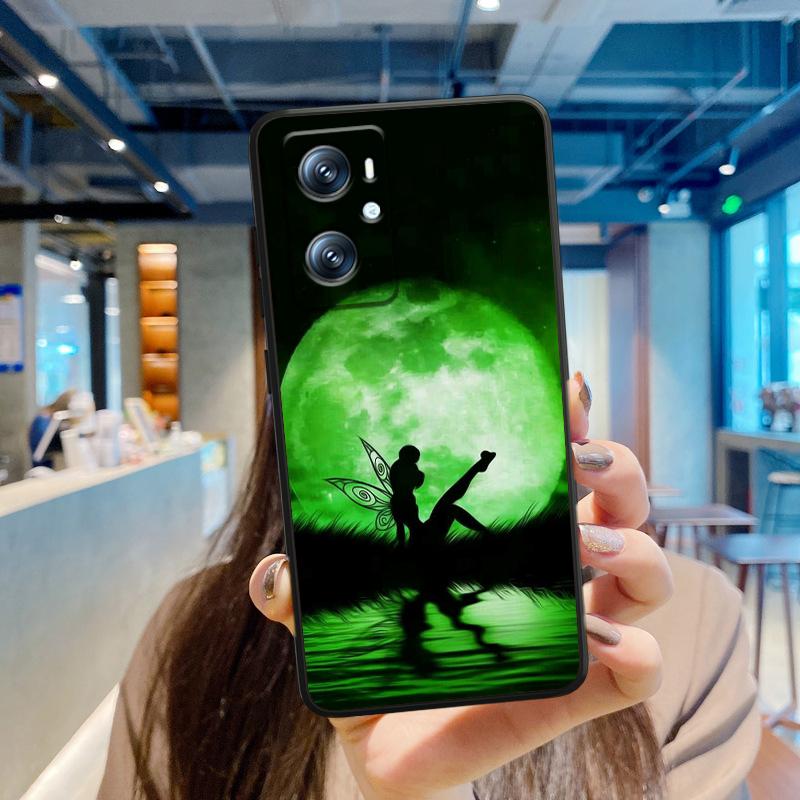 Animation Peter Pan Cut For OPPO Find X6 X5 X3 A54S A5 A94 A16 A53S A57 A74 A72 A98 A78 A96 A9 5G Black Cover Phone Case