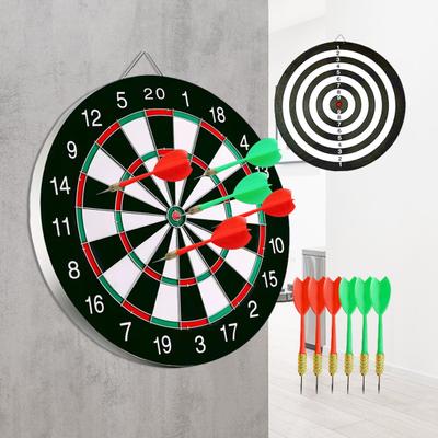 Dartscheibe Bristle Dartboard Steeldart Dartboard Starter Set mit Dart Party Spiel