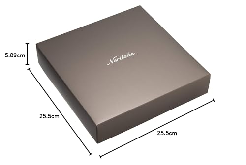 Noritake Pair of 23cm Hampshire Gold Accent Plates, Fine Porcelain, P91310/4335