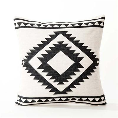Nordic Black And White Sofa Cushions Cover Linen Bohemian Ethnic Throw Pillows Cover Grey Decoration Geometric Pillow Cover