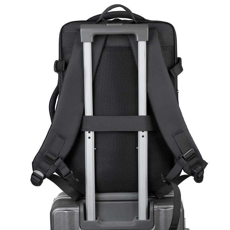 Schoolbag Large Capacity Men's Business Backpack Expandable Travel Computer Bag Explosive Multifunctional Commuter Backpack