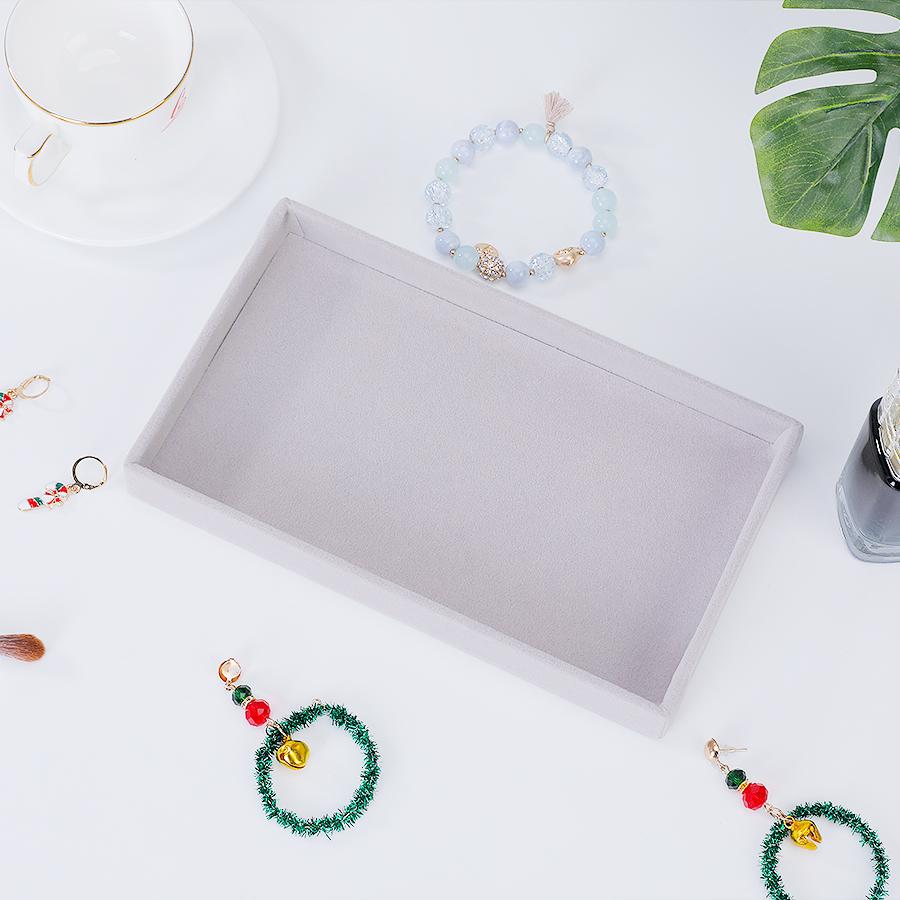 

1pc, Flocking Jewelry Box Jewelry Tray, Suitable For: All Kinds of Jewelry Storage.
