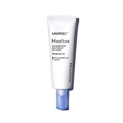 Hialurono rūgštis Mooltox Švelnus tonizuojantis apsauginis kremas nuo saulės SPF 50+ PA++++ 50g