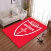 Red AC Monza Shield Design suitable as a non-slip mat for the living room or bedroom sofa
