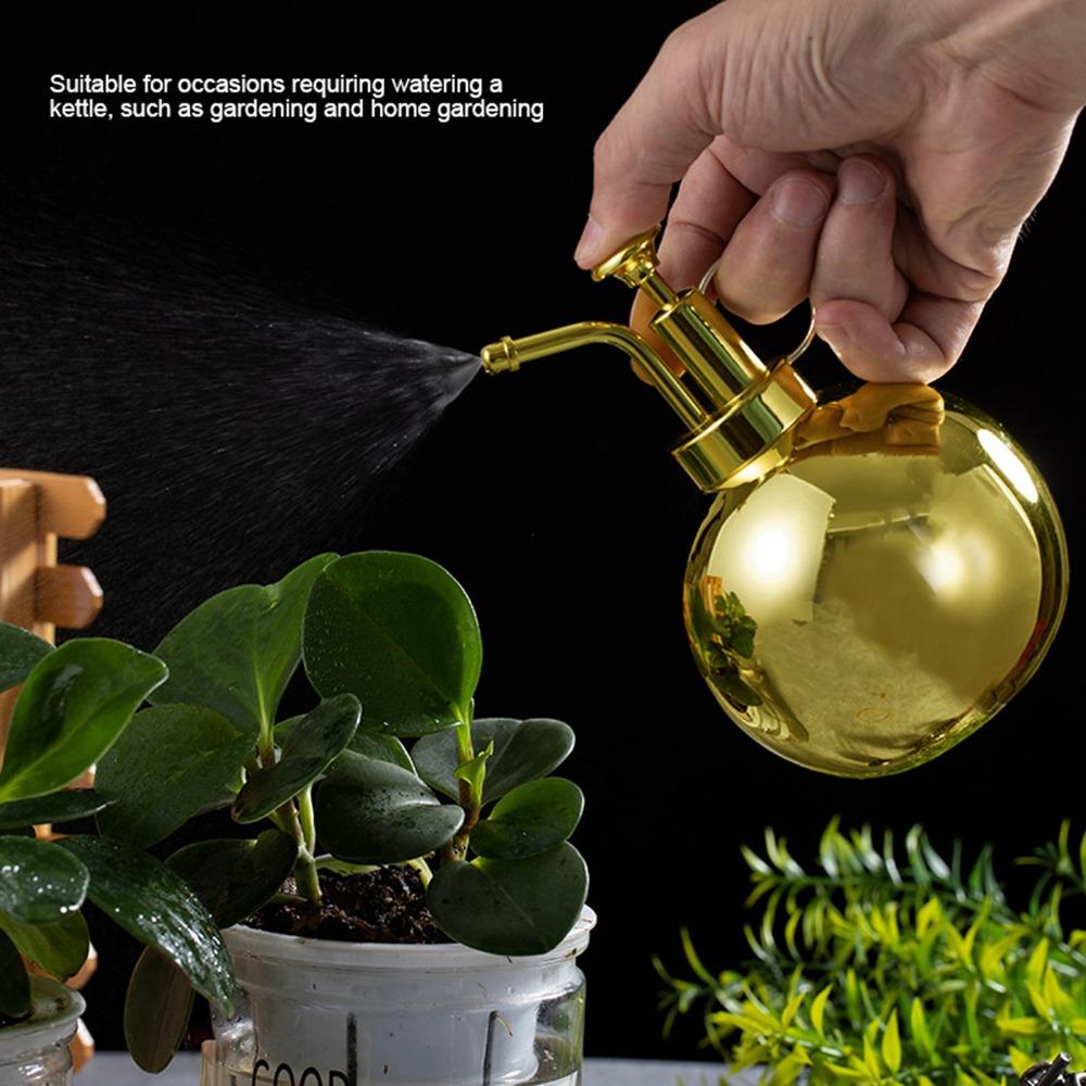 500ml Metal Watering Can 304 Stainless Steel Watering Spray Bottle  Family Gardening