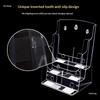 Hot Sale A6 1/2/3Layers Brochure Holder Clear Flyer Menu Paper Card Stand Display Rack Card Storage