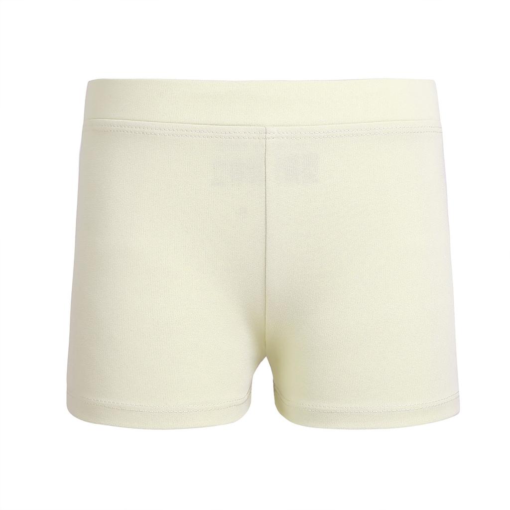 Kids Girls Stretchy Sports Shorts Leggings Boy-cut Slim Fit Gymnastics Ballet Dance Booty Shorts Workout Fitness Tumbling Bottom