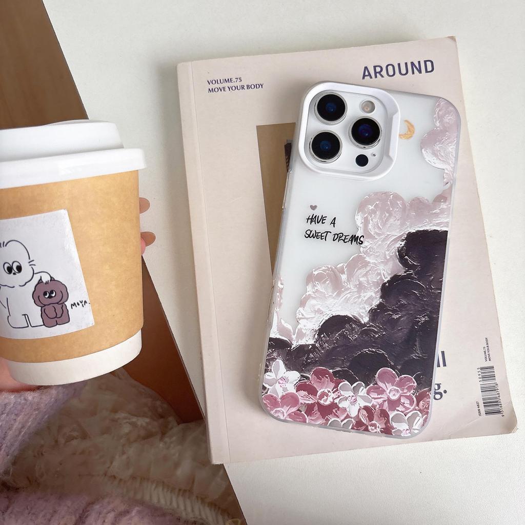 Oil Painting Clouds Soft Phone Case for iPhone 17 Pro Max/15/14/13 - Hot Seller for Women