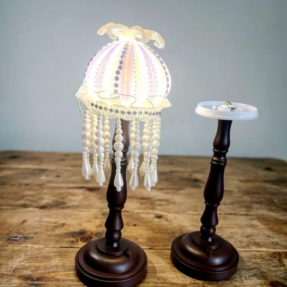 LED Vintage LED Night Light White/Coffee Table Lamp Ambient Bedside Lamp  Hot Toys