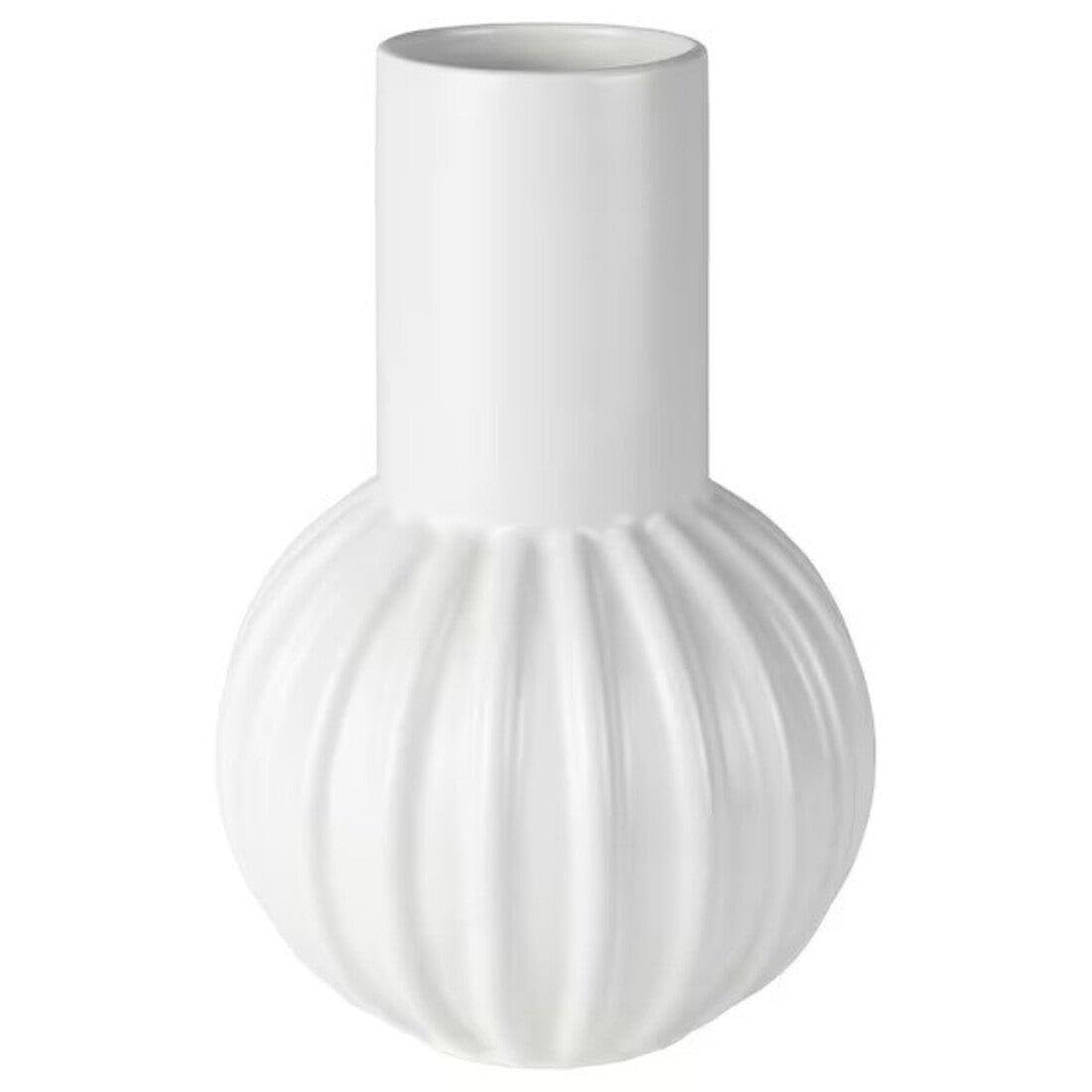 

IKEA SKOGSTUNDRA White Vase, 27cm (m60572100)