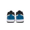 Jordan Air Jordan 1 Low top Vintage Basketball Shoes Men's White Blue Black 553558-040(Team1920-)