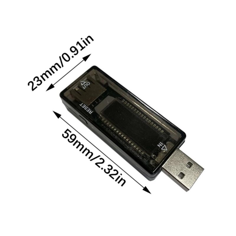 USB Power Meter Voltage Current Tester With Digital Display For Accurate 4-20V 0-3A Measurement In Phones Tablets