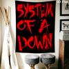 system of a down Wall Tapestry Aesthetic Wall Hanging Printed Fabric Blanket Decorative Tapestries for Bedroom Living Room Home Decor