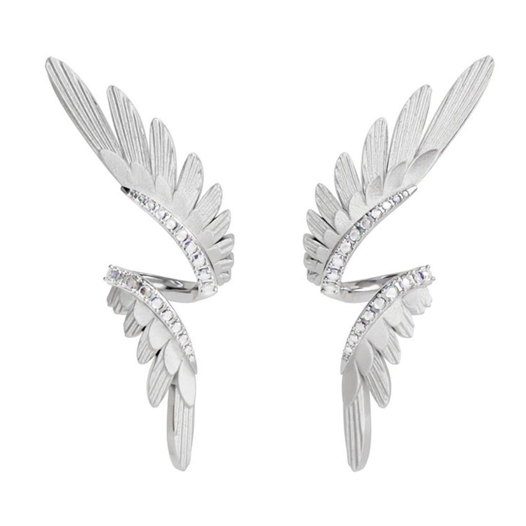Stylish Wings Women Earrings Unique Asymmetrical Earrings Wedding Earrings Pendant Earrings Present for Woman Girls