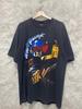 Daft Punk Stile Retrò Anni '90 Nero Unisex Ristampa Uomo Donna Maglietta Uomo Donna Top Uomo Donna