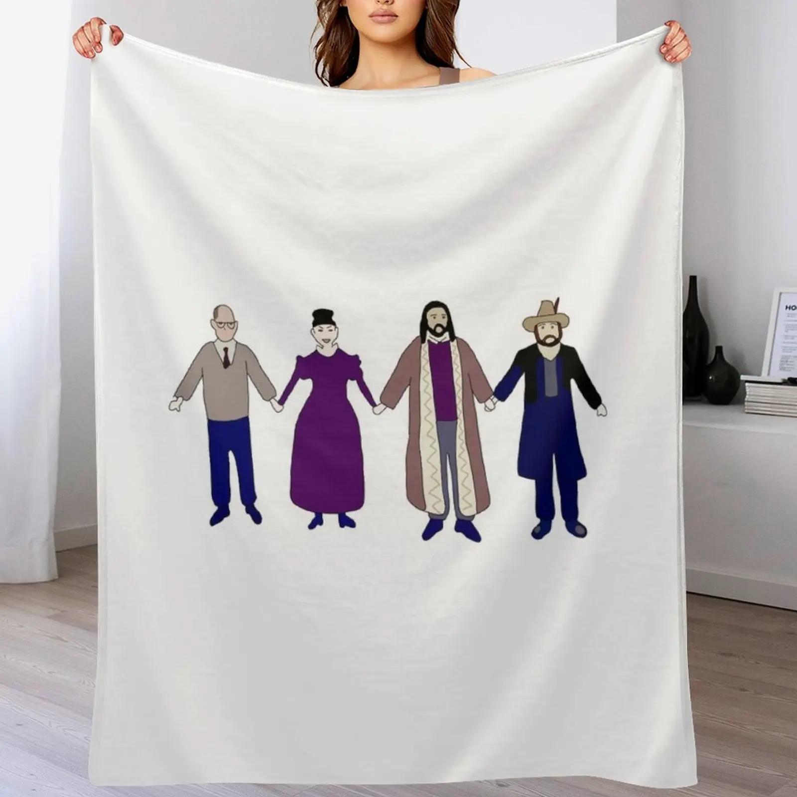 

Colin Robinsons Painting What We Do In The Shadows Throw Blanket Soft Warm Blanket Gift for Grandparents 102x76cm(40x30in)