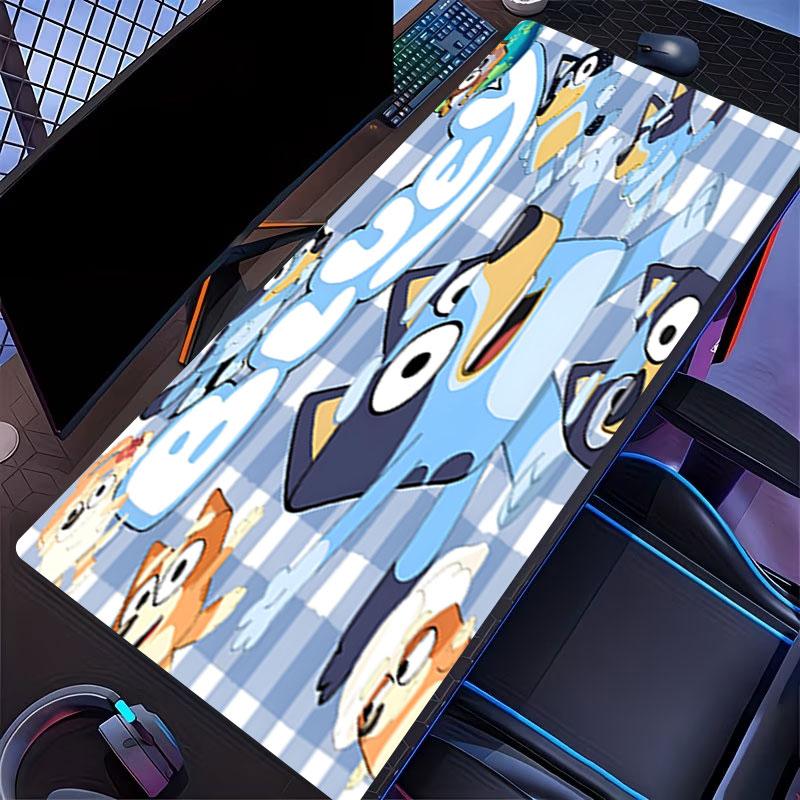 Bluey Print Mouse Pad, for Keyboard Pad Laptop PC Mat for Office Home Use, Desk Decor, Perfect Birthday Gift for Gamers