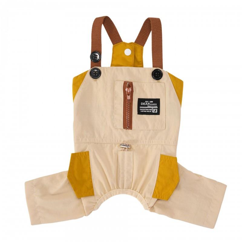 Hunde-Overalls Lässige Haustierkleidung Kleine Mittlere Große Hunde Weiche Acryl-Arbeitskleidungs-Stil-Hosen Ganzjahres
