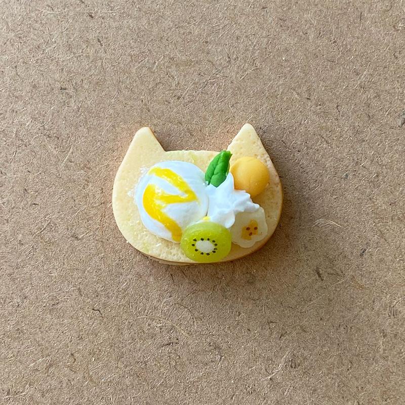 

1 шт. кукольный домик миниатюрная еда имитация кошки фрукты мороженое шарик хлеб тост модель для кукольных аксессуаров