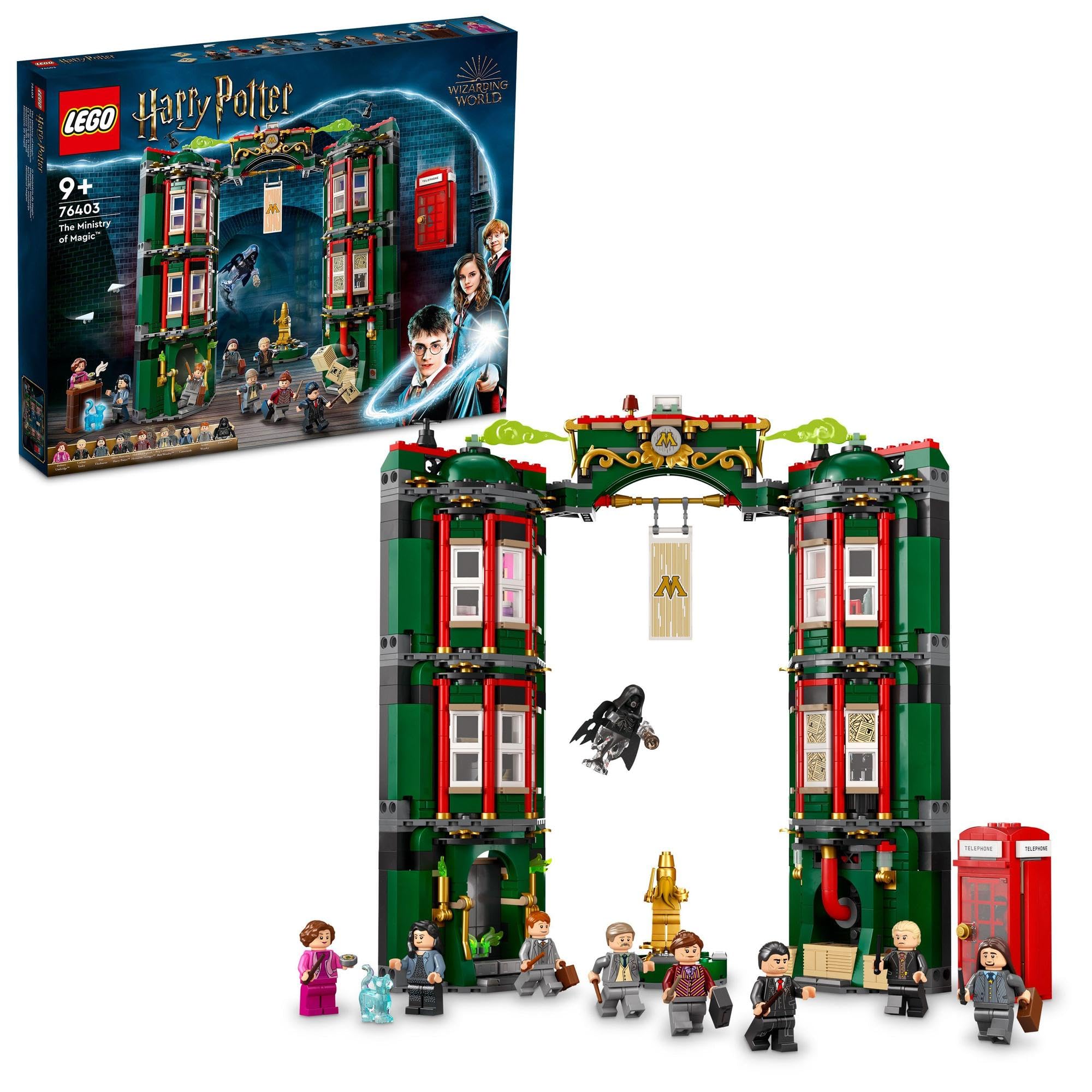 

LEGO Harry Potter Ministry of Magic™ 76403 Toy Building Blocks, Fantasy Gift for Boys and Girls, Ages 9 and Up