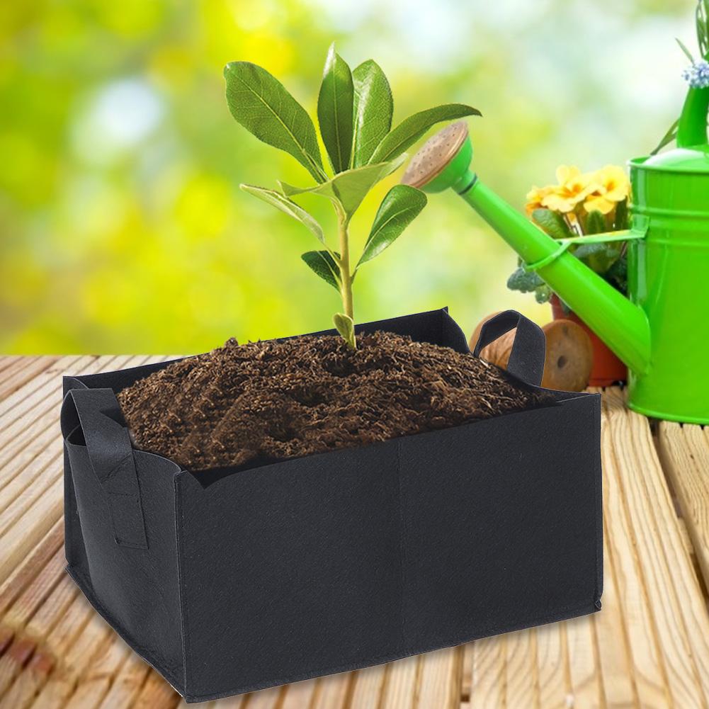 Gemüse Erdbeere Pflanz Rechteckige Tasche Garten Pflanze Blume Anzucht Pflanzgefäß