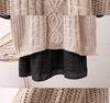 Women's V-Neck Sweater Vest & Knitted Top Set - Mid-Length, Thickened, Korean Style, Sleeveless for Autumn/Winter 2024