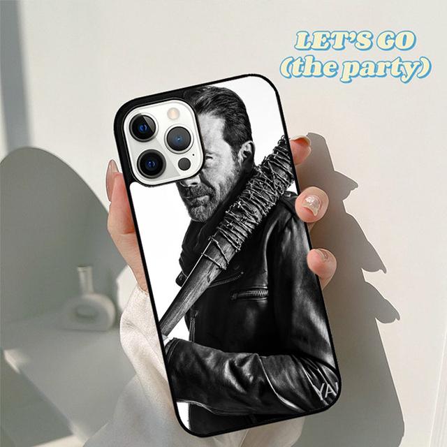 

Autumu Negan Walking Dead Phone Case Cover for iPhone 17 Air 16 16e 15 12 11 13 14 Pro Max Apple Plus Coque iPhone 13