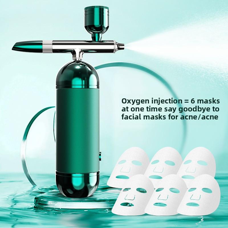 Oxygen Injection Instrument Hydrating Spray Facial High Pressure Spray Instrument Household Skin Rejuvenation Cold Spray Handheld Hydrating Instrument