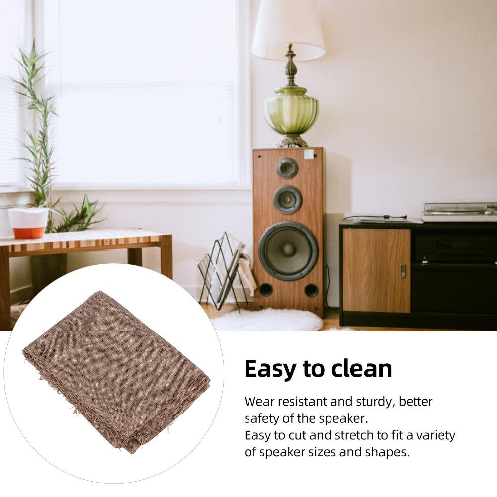 Retro Style Double Layer Speaker Grill Cloth 150x50cm Speaker Covers  Vintage Speakers хаки