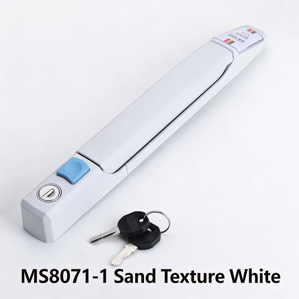 DELER Industrial Cabinet Handle Lock MS8071-72 Stainless Steel Anti-Theft Modern Heaven Earth Linkage Electric Energy Storage