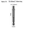 1/4" Hex Shank Socket Wrench Adapter: Hex to Square Steel Ball Joint Adapter (1/4, 3/8, 1/2)