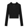 Autumn and Winter New Soft Waxy Twist Knitted Cardigan Top Women's Small Short Age-reducing Sweater Jacket
