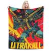 Ultrakill Gabriel Game Fans Lover Gaming Throw Blanket for Couch Fuzzy Soft Plush Blanket Multi-size Bedspread for All Seasons