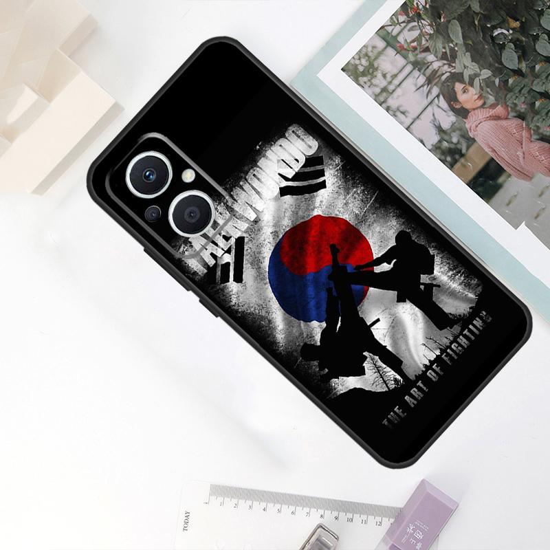 Kungfu Taekwondo Case For OPPO Reno 10 Pro 11 F 8T 4Z 5Z 4 5 6 7 8 Lite OPPO Find X5 X6 Pro X2 X3 Lite Cover