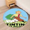 Covor rotund imprimat cu Aventurile lui Tintin, Covor pentru scaun, Covor de zonă, Preșuri pentru intrare, pentru Scaun de birou, Sufragerie, Dormitor, Bucătărie.