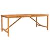 Garden Dining Set 7 pcs Brown Solid Acacia Wood