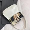 Women's Patent Leather Handbag Versatile Fashion Shoulder Casual Commuting Bags Girl Brand Designer Zipper Handbag
