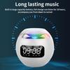 Bluetooth-kompatibel 5,0 Lautsprecher mit LED Digital Wecker Musik Player Drahtlose Ball Form Uhr Lautsprecher Mini BT Lautsprecher