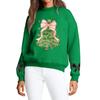 Women's Fashion Casual Round Neck Long Sleeve Christmas Printed Sweatshirt