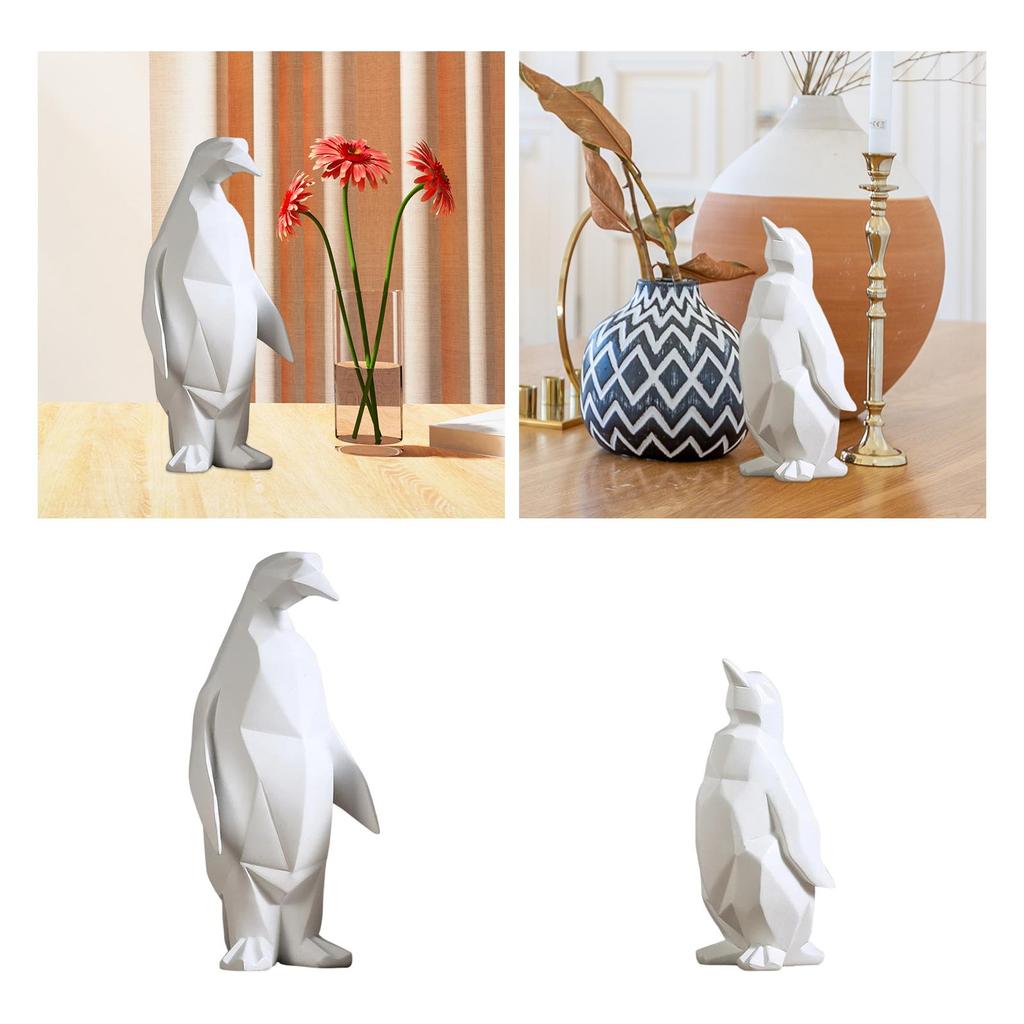 Tučňák Socha Umění Figurka Sbírka Ozdoba Pryskyřice Soška pro Krb Stůl Obývací Pokoj Domácí Dekorace Narozeniny