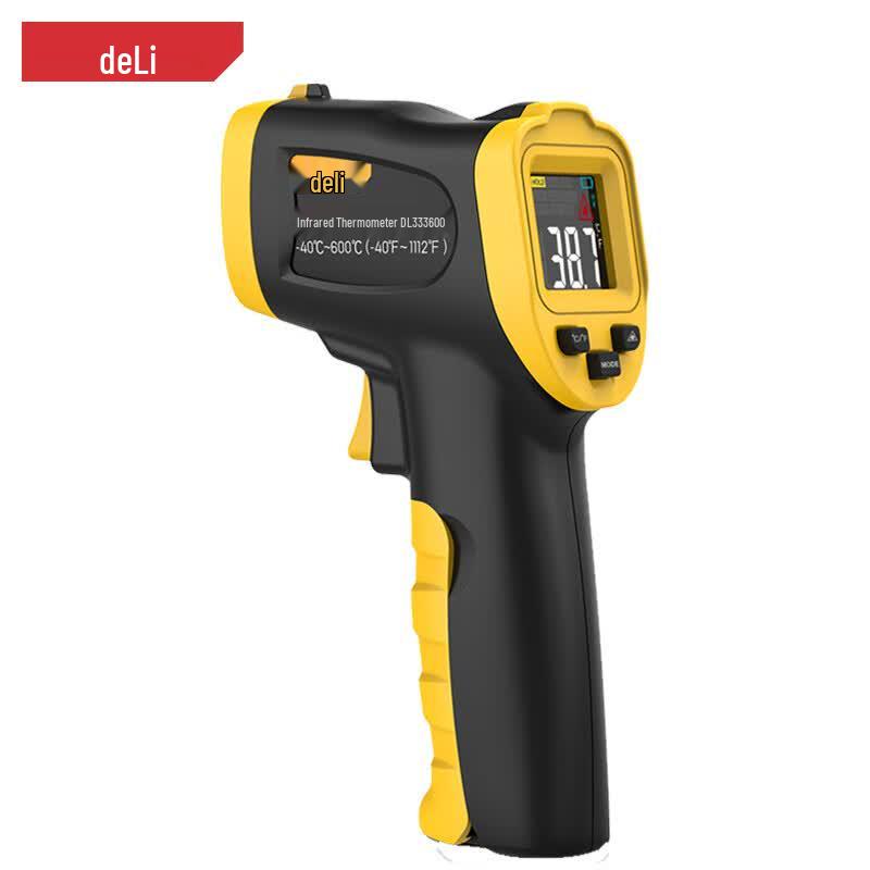 Deli DL333600 Color Screen Infrared Thermometer (CN version)
