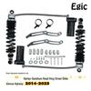 Shock Absorber with Nitrogen Pump for Harley Road King & Street Glide (2014-2023), Little Gold & Black Bottle