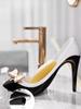 High Heels Soap Box Creative Home Bathroom Toiletries Desktop Soap Box Light Luxury Suction Cup Drain Storage Shelf Decoration