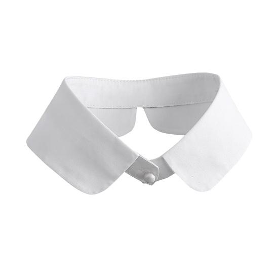 Guler și Manșete False pentru Femei, Guler de Cămașă Alb Detasabil, Manșete de Mânecă pentru Birou, Afaceri, Ocazii Formale