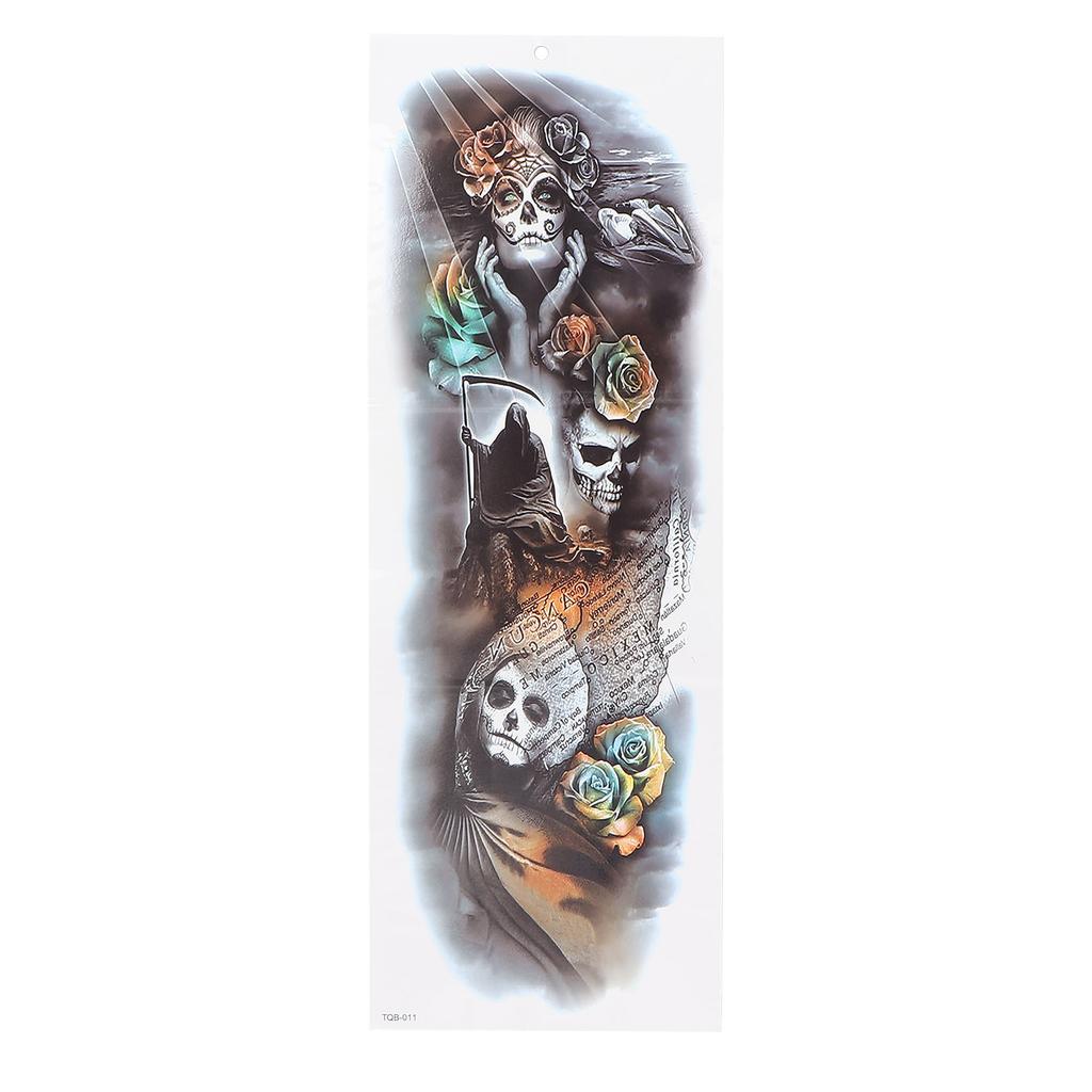 Waterproof Temporary Tattoos Full Arm Tattoo Stickers Long Lasting Fake Tattoos 5Pcs/Set