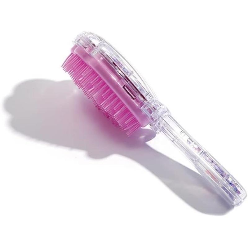 Mořská panna Rozčesávací kartáč na vlasy Rozčesávací hřeben na vlasy Hřeben ve tvaru mušle s třpytkami Kartáč na vlasy Masáž pokožky hlavy Rozčesávací kartáč na suché mokré vlasy Dívka dítě