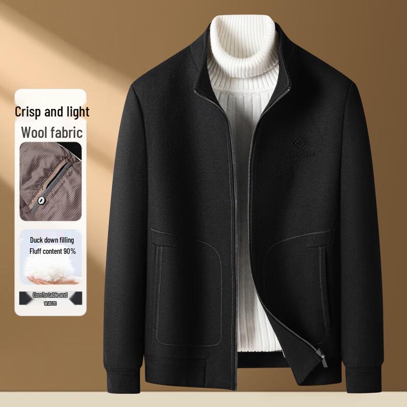 

FAPAI.EC Men s Down Wool Blend Jacket 2XL 54(185/100A)