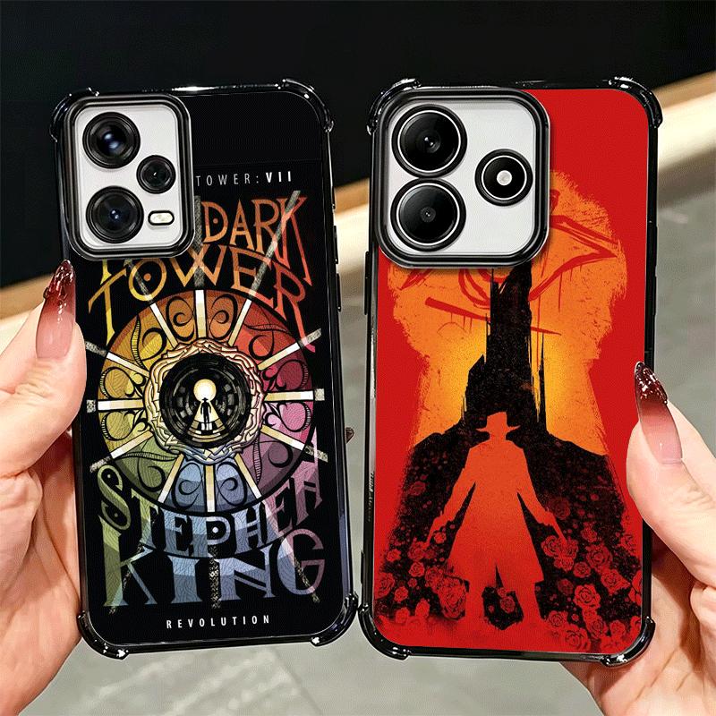 Stephen King The Dark Tower Soft Phone Case For Xiaomi Redmi Note 14 15 Pro Plus 13 12 11S 11T 5G 10 9S 9 Plating Anti-Fall Fund