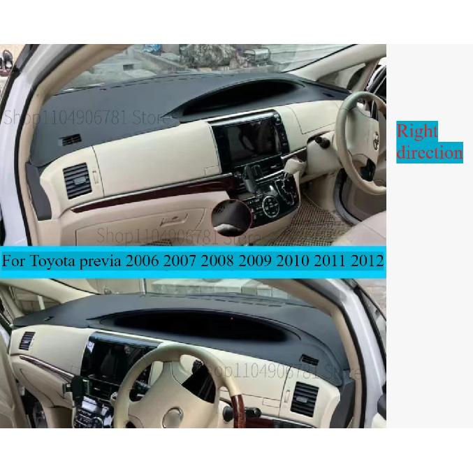 

Car Dashboard Mat Sun Shade trument Desk Cover Accessories For Toyota previa 2006 2007 2008 2009 2010 2011 2012 front B
