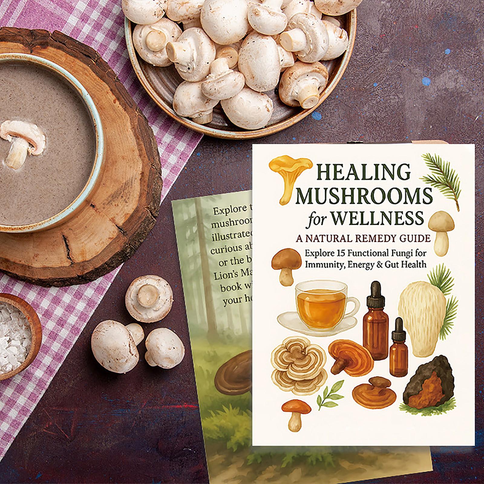 

Руководство по 15 грибковым терапиям – Тетрадь для изучения грибов и здоровья One Size